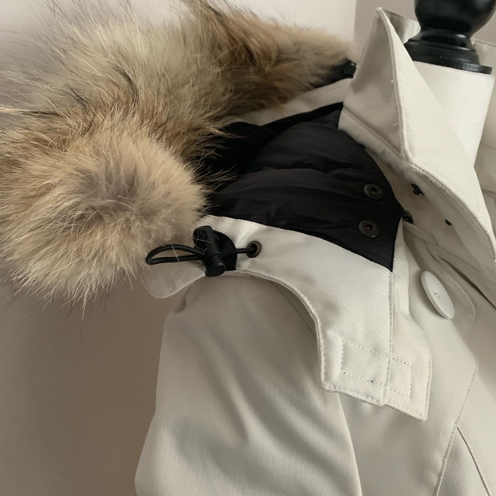 Nobis Peacoat Style Luna Cream Down Winter CoatXS - Picture 4 of 7